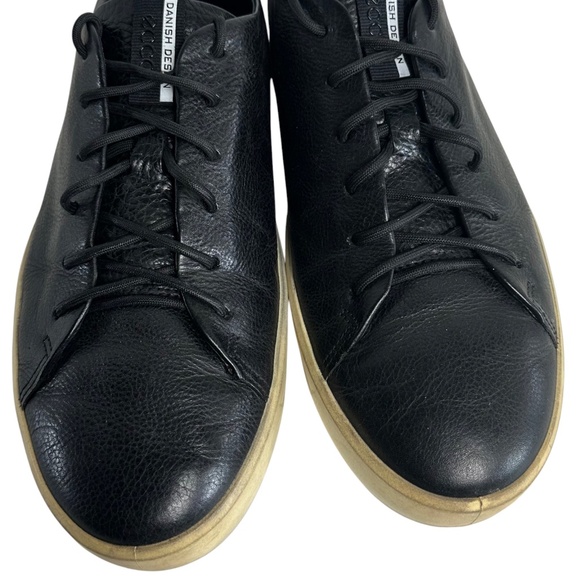 Ecco Danish Design Oxford Shoes Sneakers Mens Sz 45 US 11 / 11.5 Black Leather main image 6